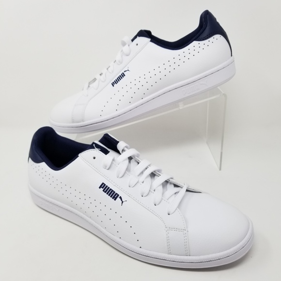 puma smash perf white